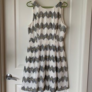 Anthropologie linen/cotton dress size 8